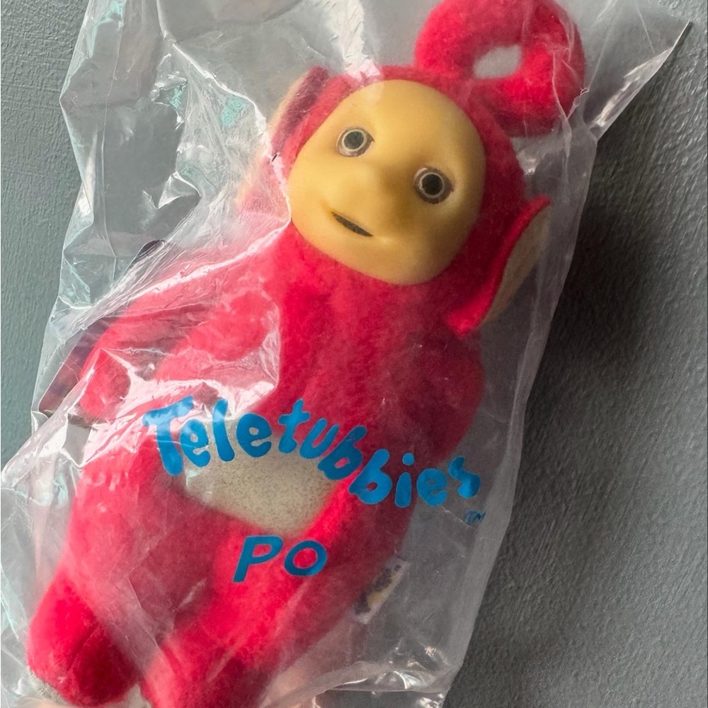 Teletubbies Po Plush Coin Purse and Keychain